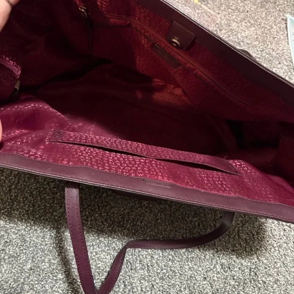 Kate Spade New York Ari Laurel Way Saffiano Leather Tote – Mahogany/Plum - Picture 3 of 3